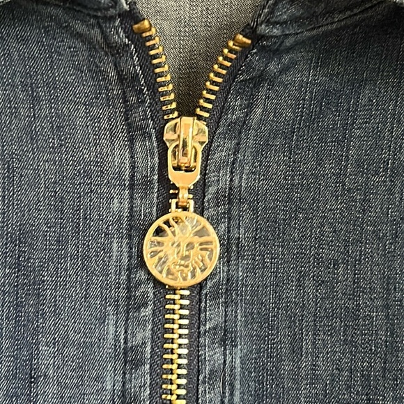 Vintage Anne Klein Soft Denim Sheath Dress Women's Size 10 - Picture 5 of 7